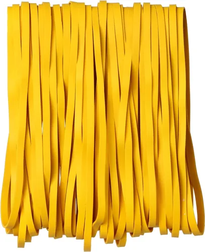 Miniatura 10 de AMUU Bandas de goma para basura, paquete de 50 unidades de 8 pulgadas, bandas de goma para botes de basura grandes y grandes, bandas elásticas