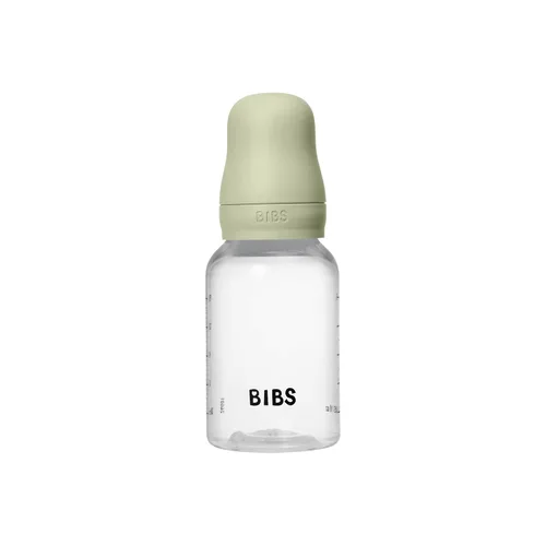 Miniatura 4 de BIBS Biberón para bebé 5 oz / 150 ml de goma natural de látex con pezón - Anti-cólico, libre de BPA, pezón redondo, flujo lento, ligero y fácil