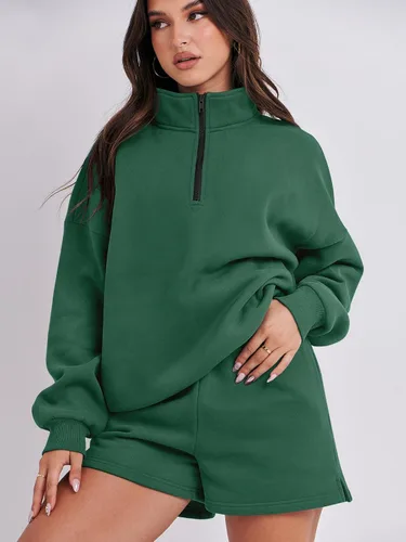 Miniatura 6 de ANRABESS Conjunto de dos piezas para mujer, conjunto de manga larga para gimnasio, ropa de moda de primavera 2024