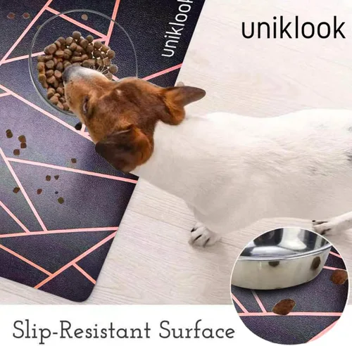 Miniatura 4 de Tapete de comida para perros, tapete para tazón de perro, tapete de comida para mascotas, tapete para alimentos y agua para perros, tapete
