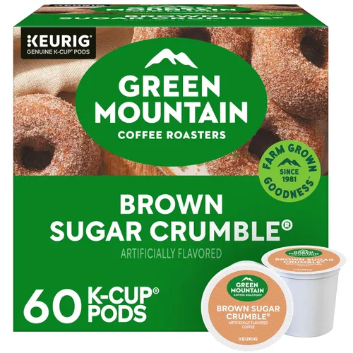 Miniatura 55 de Green Mountain Coffee Selecciones Estacionales de Café Galleta de Canela y Azúcar por Servicio Keurig K-Cup Pods, Café Tueste Claro, 12