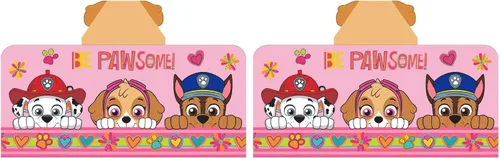 Miniatura 3 de Franco - Toalla de rizo de algodón suave con capucha para niños, para uso en baño/piscina/playa, 24 x 50 pulgadas, Paw Patrol, color rosa