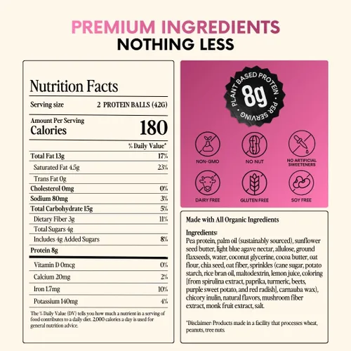 Miniatura 2 de Scott's Bolas de proteínas – Bocadillos a base de plantas con 0.28 oz de alto contenido proteico – Sin gluten, sin OMG, sin lácteos – Bocados