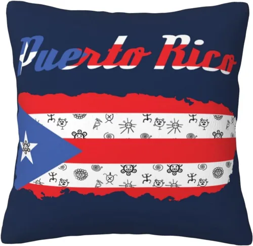 Miniatura 10 de ASYG Funda de cojín de Puerto Rico de 18 x 18 pulgadas, diseño de doble cara Puerto Rico 05