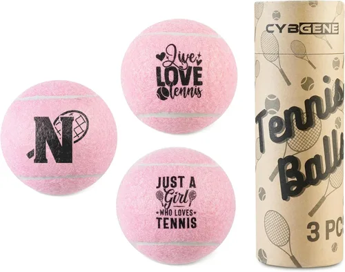 Miniatura 12 de Regalos de tenis, pelota de tenis personalizada, juego de 3 pelotas de tenis únicas con paquete de regalo, perfecto para compañeros de equipo de Men