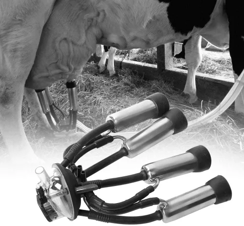 Miniatura 7 de Ordeño racimo, 240CC vaca ordeño grupo taza leche taza conjunto ordeñadora reemplazo leche garra racimo