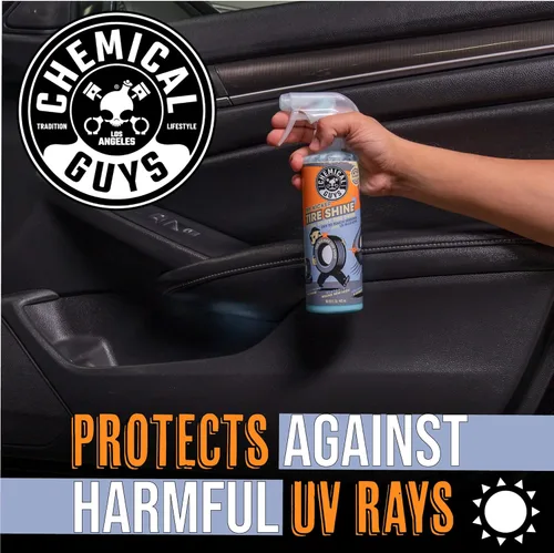 Miniatura 8 de Chemical Guys Tire Kicker Spray Pulverizable de Brillo Extra Brillante para Neumáticos, Acabado Seco al Tacto - Restaura el Aspecto Húmedo al