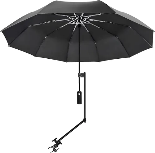 Miniatura 13 de XLINGZA Sombrilla de playa UPF 50+ con abrazadera universal ajustable
