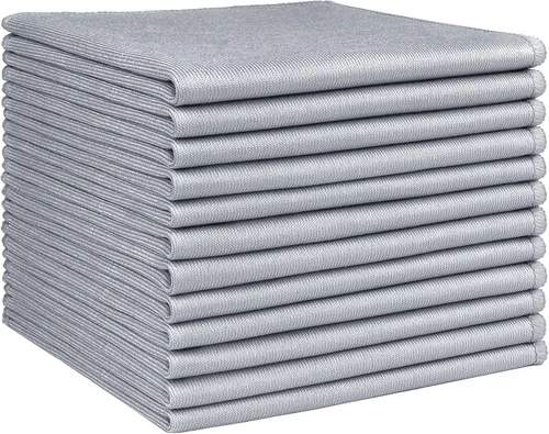 Miniatura 13 de HOMEXCEL Paños de limpieza de microfibra de vidrio, paquete de 6 unidades, sin pelusa, paño de limpieza mágico de microfibra reutilizable para Azul