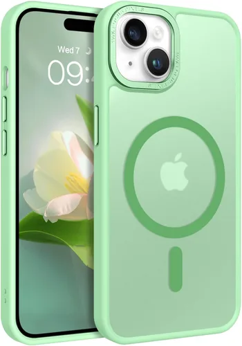 Miniatura 20 de BENTOBEN Funda para iPhone 15, funda para iPhone 15 compatible con MagSafe, funda magnética mate translúcida a prueba de golpes para mujeres