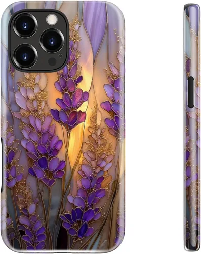 Miniatura 50 de bemal Funda para iPhone 12 Mini, estética, vintage, floreciente, peonía, concha, femenina, compatible con MagSafe, moderna, única, moderna, moderna