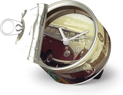 Miniatura 13 de Brisa VW Collection - Reloj de mesa Volkswagen, reloj magnético, MyClock también personalizable, regalo de fotos en autobús T1, escarabajo, diseño