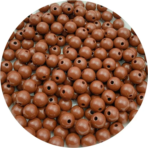 Miniatura 19 de 400 cuentas redondas de acrílico pastel de 0.315 pulgadas (0.315 in), cuentas espaciadoras de color caramelo, cuentas de resina de plástico para 306