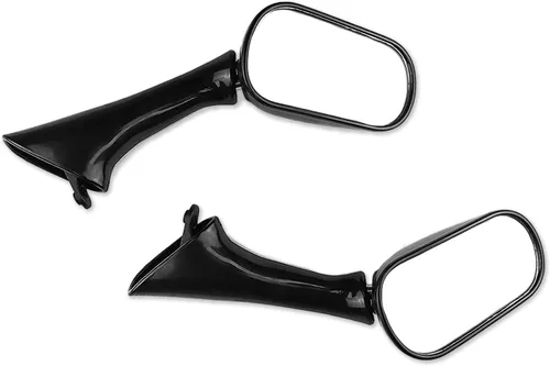 Miniatura 3 de MT076-BK - Espejos de repuesto originales negros compatibles con CBR 600 F2 F3 1993-1997 CBR900RR 1993-1996 CBR1000F 1990-1997 VFR750F 1998-1999 9