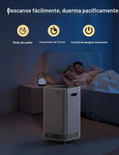 Miniatura 7 de Nuwave OxyPure Zero Plus - Purificador de aire, ahorro en reemplazos de filtros, cubre hasta 3210 pies cuadrados de habitación grande con potente