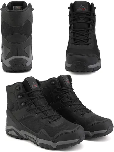 Miniatura 16 de NORTIV 8 - Botas de senderismo impermeables para hombre, zapatos de montañismo ligeros para exteriores