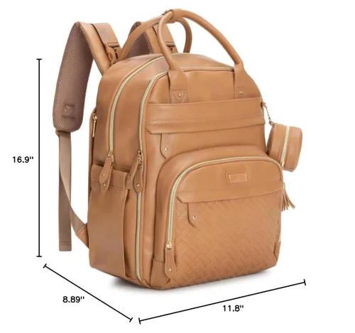Miniatura 72 de BabbleRoo - Mochila para pañales - Bolso de viaje con artículos esenciales para bebés - Mochila multifunción resistente al agua, bolso de viaje