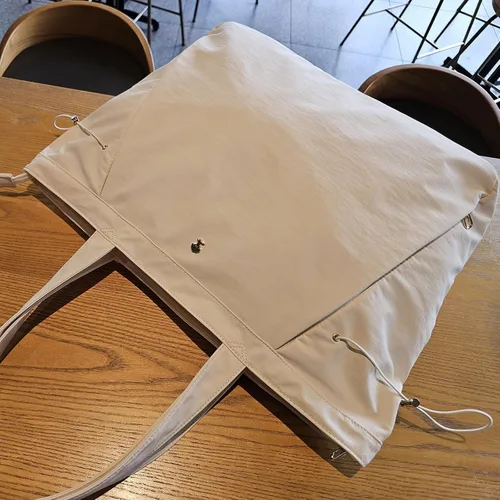Miniatura 3 de ESVAN Bolsa de yoga para mujer, bolsas de hombro con cordón para oficina, entrenamiento, viajes, transporte, pilates, gimnasio y playa