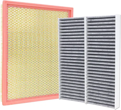 Kit de filtro de aire del motor 16546-75000 y filtro de aire de cabina 27274-9CH0A compatible con Nissan Frontier 2005-2019 2012-2015 NV1500 NV2500