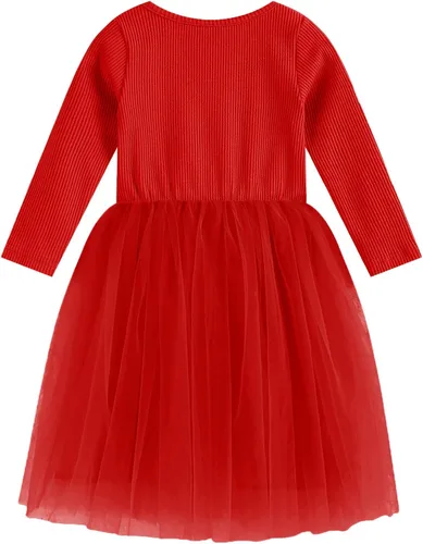 Miniatura 2 de RJXDLT Vestido tutú para niñas pequeñas, vestidos de tul sin mangas