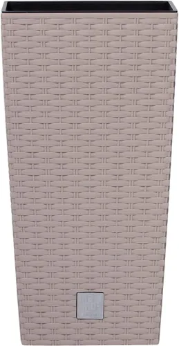 Miniatura 6 de Prosper Plast DRTS300-S433 Rato - Maceta cuadrada, 11.3 x 11.3 x 21.7 in, antracita, 11.3 x 11.3 x 21.7 in