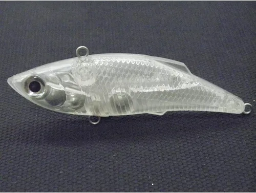 Miniatura 24 de 10 Señuelo en Blanco sin Pintar Minnow Crankbait de Agua Superior sin Labios Jerkbait Señuelos de Pesca UPM760P10