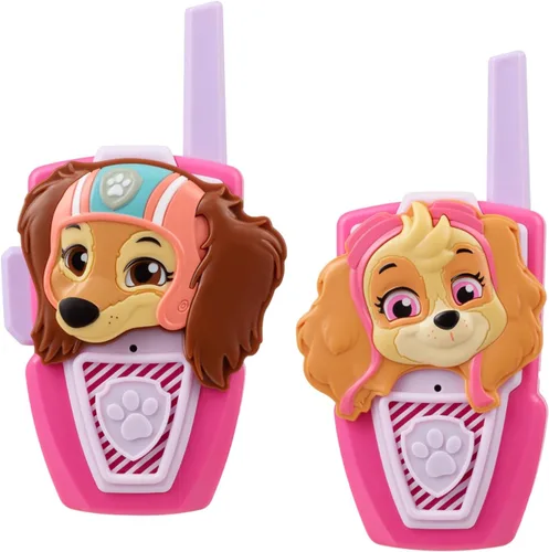 Miniatura 11 de eKids Walkie Talkies de juguete de la Patrulla Canina para niños, sin estática y con rango extendido para interiores y exteriores, juguetes