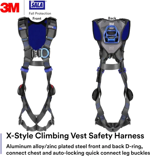 Miniatura 2 de 3M Unisex X300 X-style Climbing Vest Safety Harness