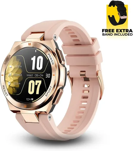 Miniatura 2 de ALPHAGEAR Zulu - Reloj inteligente para mujer, reloj inteligente de oro rosa con Gorilla Glass, pantalla AMOLED, seguimiento menstrual + bienestar