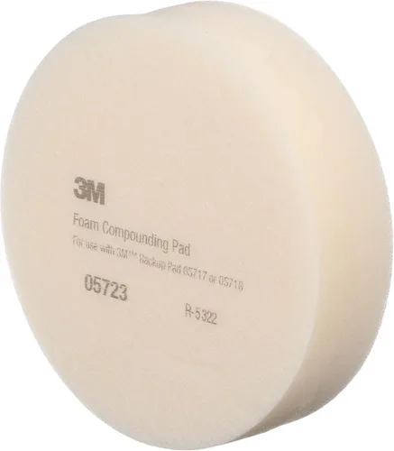 Miniatura 11 de 3M Almohadilla de compuesto de espuma, 05723, de un solo lado, respaldo plano, gancho y bucle, 8 pulg (203.2 mm), 2 almohadillas/bolsa