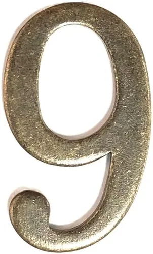 Miniatura 13 de Números de buzón de metal sólido de 2 pulgadas para exteriores, números de dirección 3D autoadhesivos para casa, apartamento, oficina, habitación