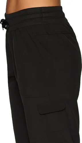 Miniatura 19 de RBX - Pantalón capri deportivo con cordón,ligero, con bolsillos y estilo cargo, para mujer