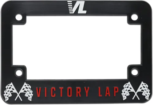 Victory Lap - Marco universal para placa de matrícula para Nipsey Hussle, 1 paquete de cubierta de matrícula de motocicleta, soporte universal para