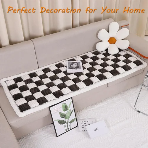 Miniatura 7 de VISTABLUE Fundas mullidas para sofá, para mascotas, protector de sofá para perros, funda protectora de algodón elegante para sofá, alfombra