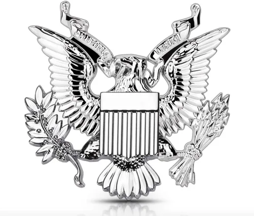 Miniatura 4 de Calcomanía de metal para emblema de coche del ejército de los Estados Unidos (color pistola)