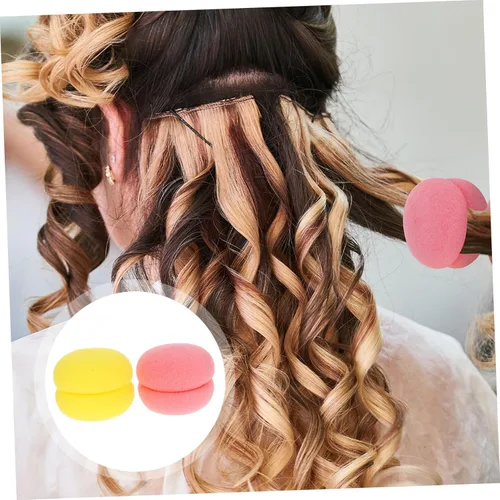 Miniatura 8 de Herramienta de peinado de esponja para rizar el cabello, 12 unidades, rizadores redondos para mujeres, rizadores de pelo para mujeres y niñas