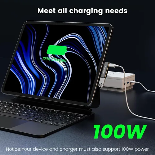 Miniatura 4 de MOGOOD Adaptador USB C OTG 2 en 1 con carga PD de 100 W, puerto USB 3.0, ángulo recto para Galaxy S24, Quest 3, iPad, Chromecast, Pi-KVM - Datos