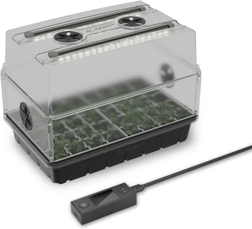 Miniatura 11 de AC Infinity Cúpula de Humedad, Kit de Germinación de Alta Resistencia con Cúpula de 3 mm de Grosor, Bandeja Resistente con Goteo, Bandeja