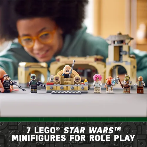 Miniatura 5 de LEGO Star Wars - Habitación del trono de Boba Fett 75326, kit de construcción para niños de 9 años en adelante, con un modelo de palacio construible