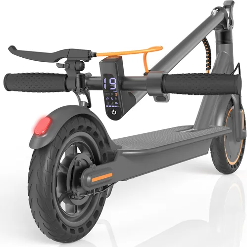Miniatura 9 de Aovowheel Scooter eléctrico para adultos, scooter plegable E con motor de 350 W/500 W, velocidad máxima de 16/24 Mph, alcance máximo de 19-23 millas