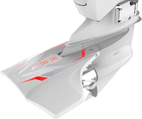 XR4 Senior Hydrofoils para barcos de 40-300 hp (Blanco) - Perfecto para esquí acuático, wakeboard, tubing - Aletas estabilizadoras de motor para
