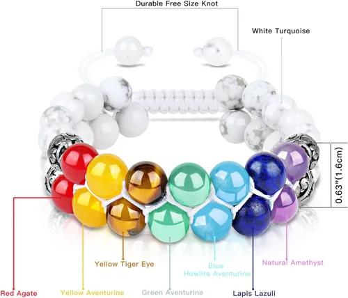 Miniatura 15 de Pulsera de triple protección, ojo de tigre malvado de ojo y obsidiana negra de 0.315 in, pulsera curativa para hombres y mujeres, pulsera curativa