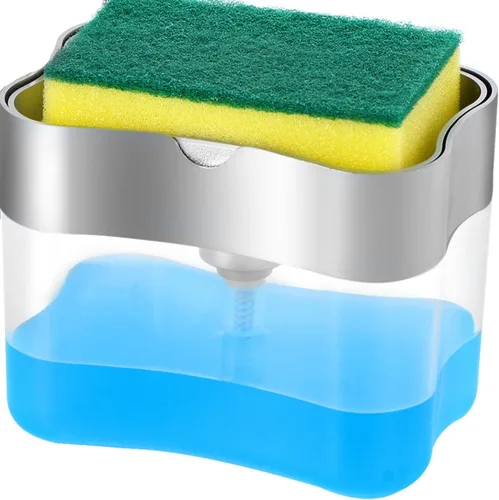 Miniatura 8 de Dispensador de jabón para platos de alta calidad, dispensador de jabón de cocina para encimera, dispensador de jabón para lavar platos de fregadero