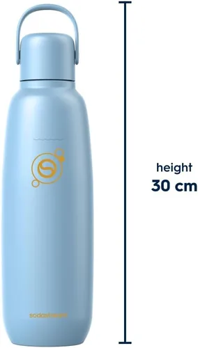 Miniatura 8 de sodastream Fizz & Go - Botella de bebidas carbonatadas de acero inoxidable de 0.9 L, con doble aislamiento, mantiene el calor o el frío durante 12