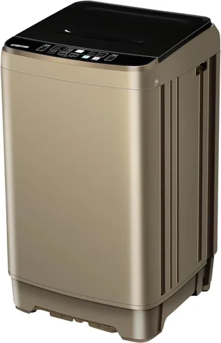 Miniatura 8 de Lavadora completamente automática con pantalla LED, 10 programas y 8 selecciones de niveles de agua, lavadora de lavandería compacta portátil
