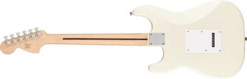 Miniatura 3 de Squier Affinity Series Stratocaster - Guitarra eléctrica, color blanco olímpico con diapasón de arce