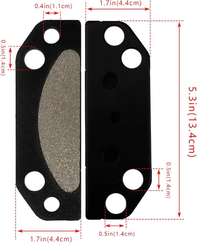 Miniatura 2 de 2203147 Pastillas de freno de estacionamiento para Polaris Ranger 800 700 500 900 XP Crew 2x4 4x4 6x6 ATV 2005-2014