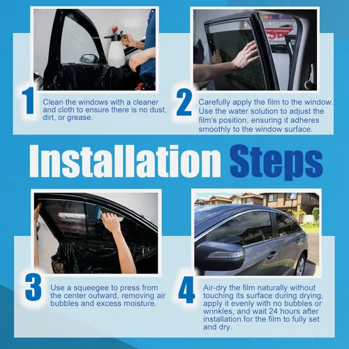 Miniatura 7 de Película de tinte de ventana precortada para Honda Civic Coupé 2006-2011 todos los lados+parabrisas trasero 20% VLT 2 capas antiroturas, bloqueo UV