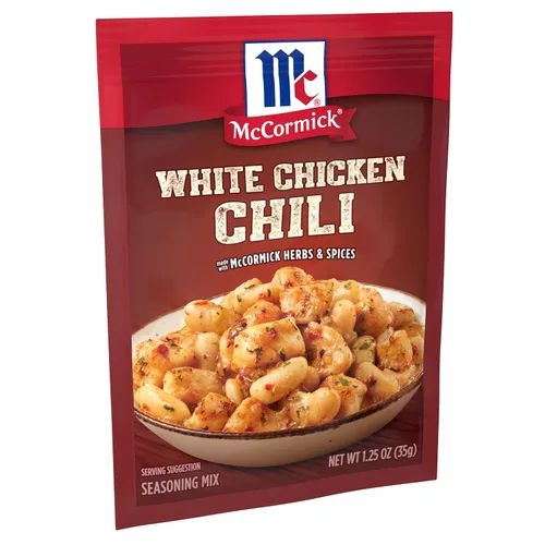 Miniatura 2 de McCormick Mezcla de condimentos de chile de pollo blanco, 1.25 onzas (paquete de 12)