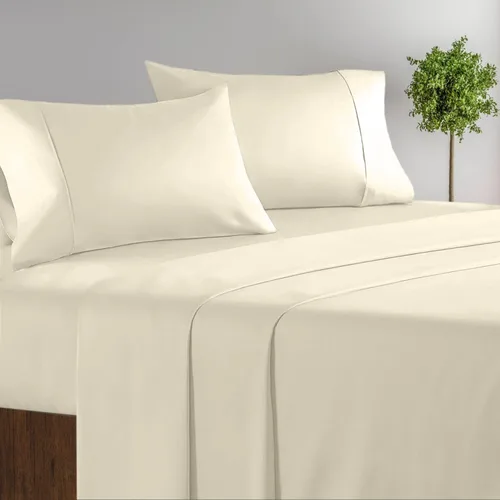 Miniatura 4 de Juego de ropa de cama de 4 piezas de 800 hilos, 100% algodón, tamaño individual, color negro, sábana bajera ajustable de algodón de fibra larga, se